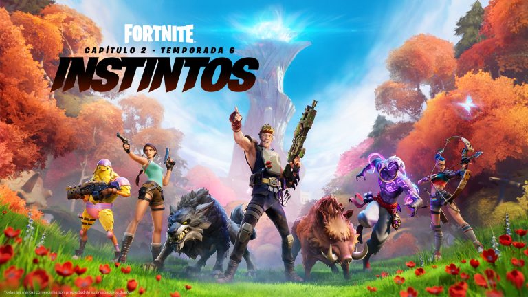 Lara en Fortnite y Square Enix Presents