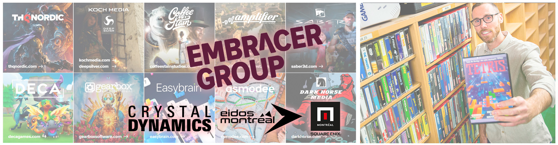 Embracer Group compra Crystal Dynamics, EIDOS Montreal…